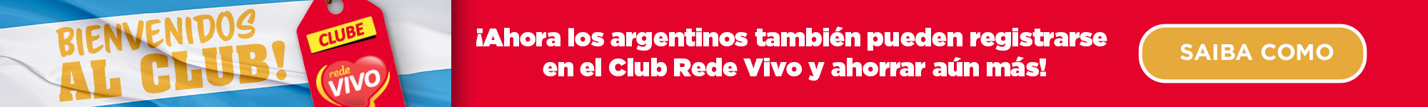 Argentinos também podem se cadastrar no Clube!