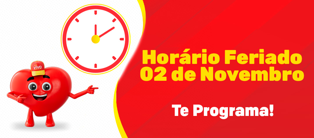 Horários Feriado 02 de Novembro