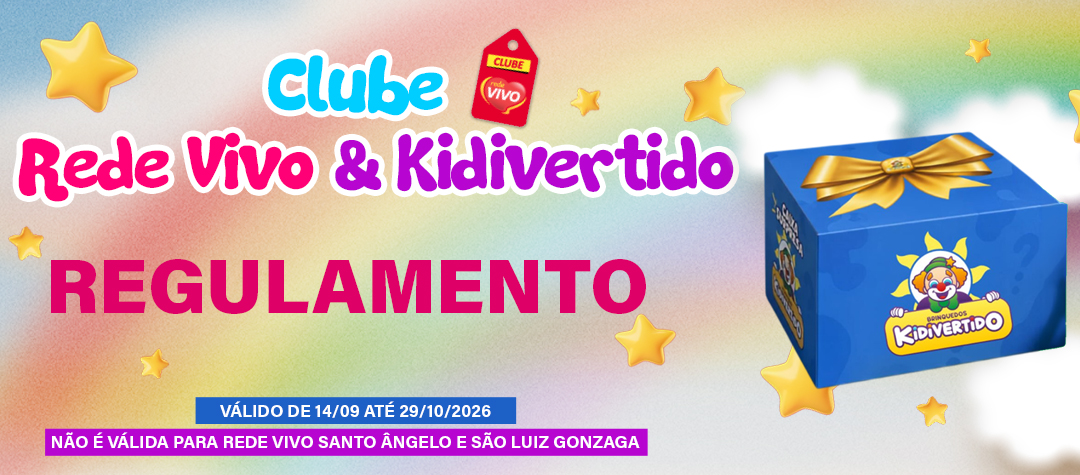 Regulamento Promoção Mês da Criança: Clube Rede Vivo & Kidivertido