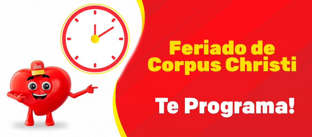 Horários Feriado Corpus Christi