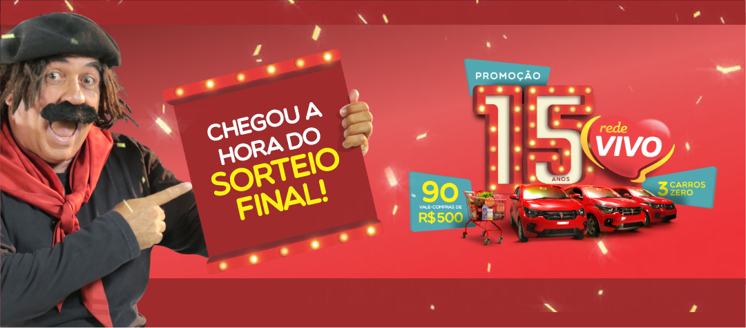 Chegou a hora do sorteio final