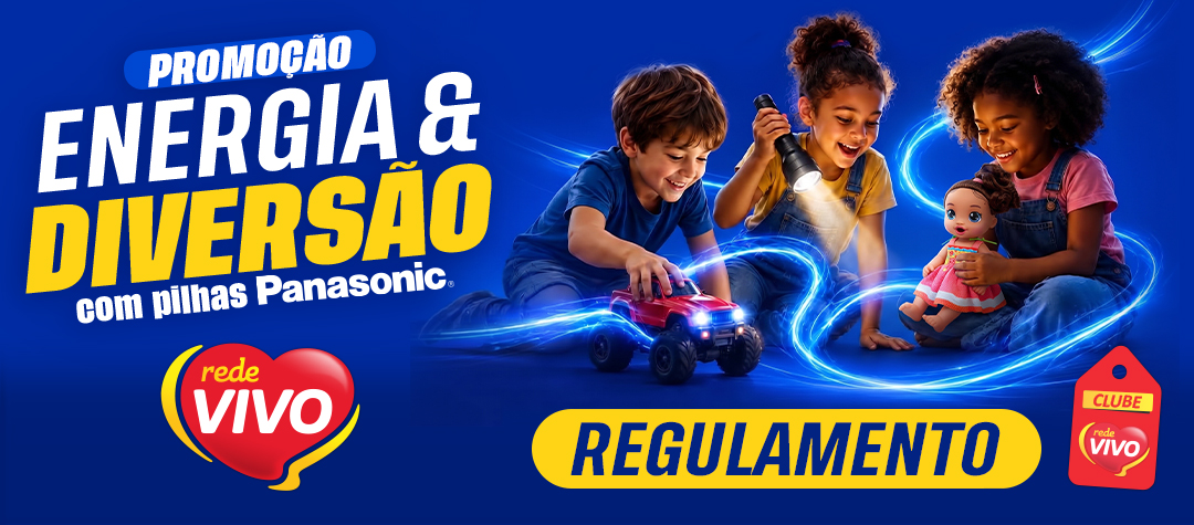 Regulamento Promoção Energia e Diversão com Panasonic no Clube Rede Vivo